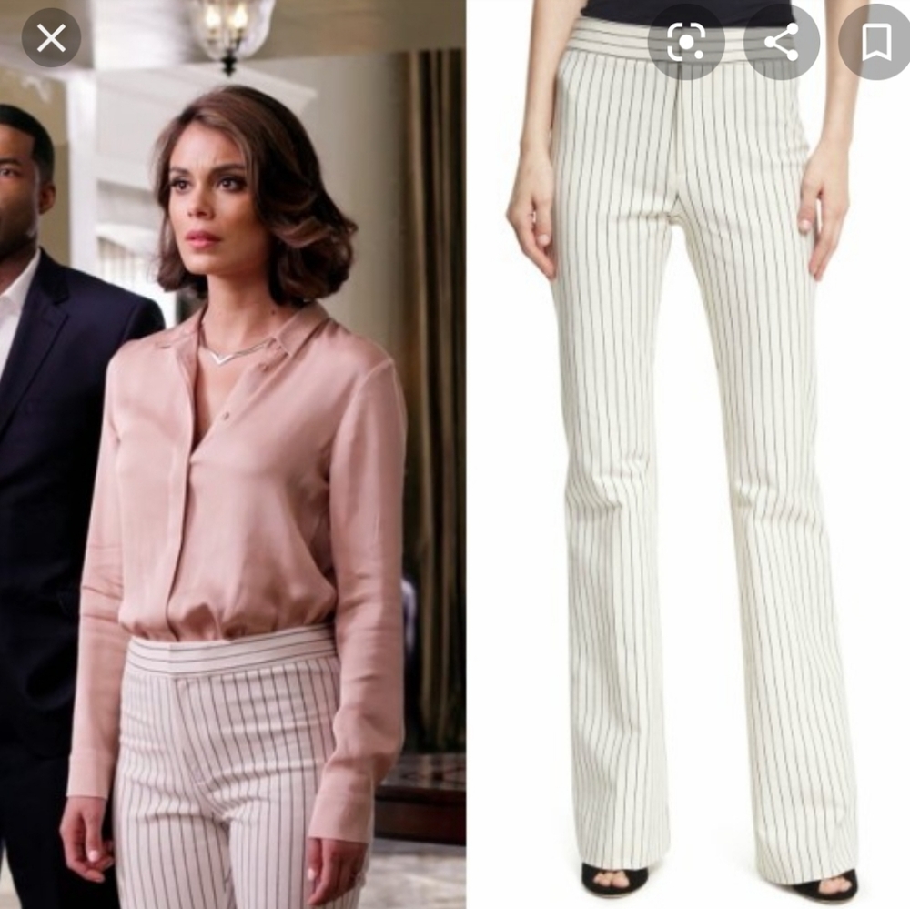 10 Crosby Derek Lam Striped pants make an offer
